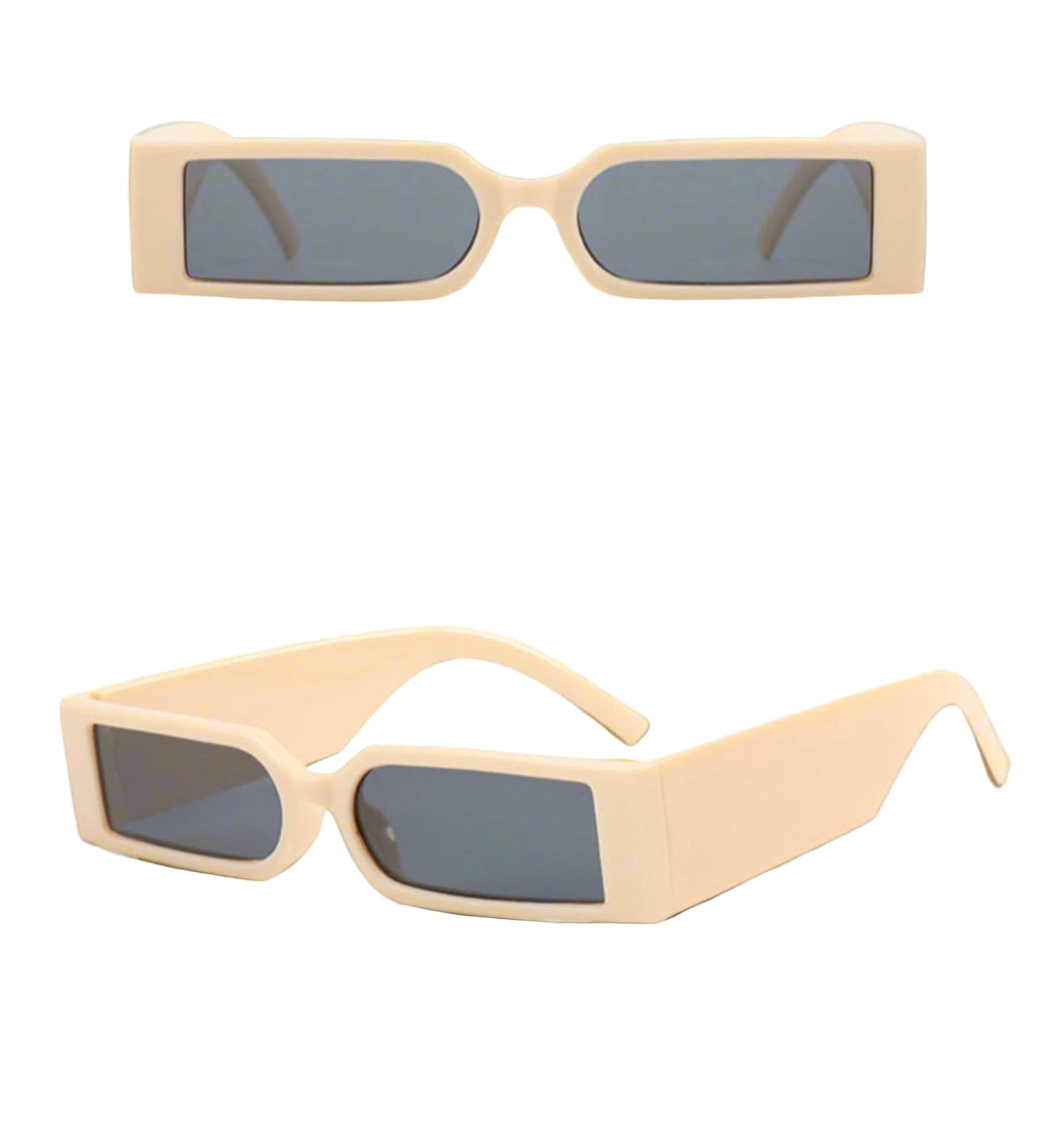 Rectangular Luxury Vintage sunglasses