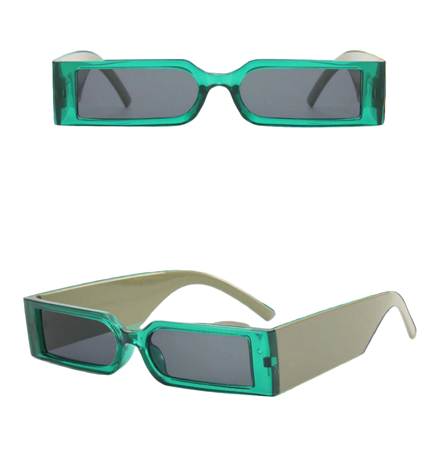 Rectangular Luxury Vintage sunglasses