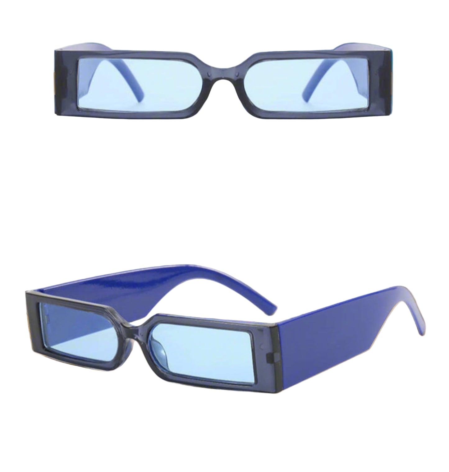 Rectangular Luxury Vintage sunglasses