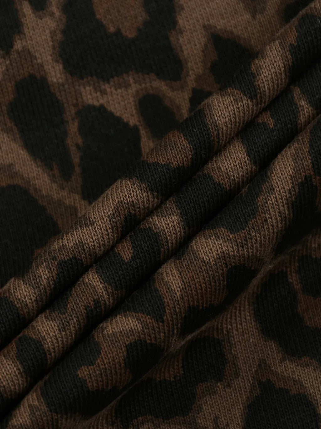 Heavyweight Leopard Drawstring Shorts