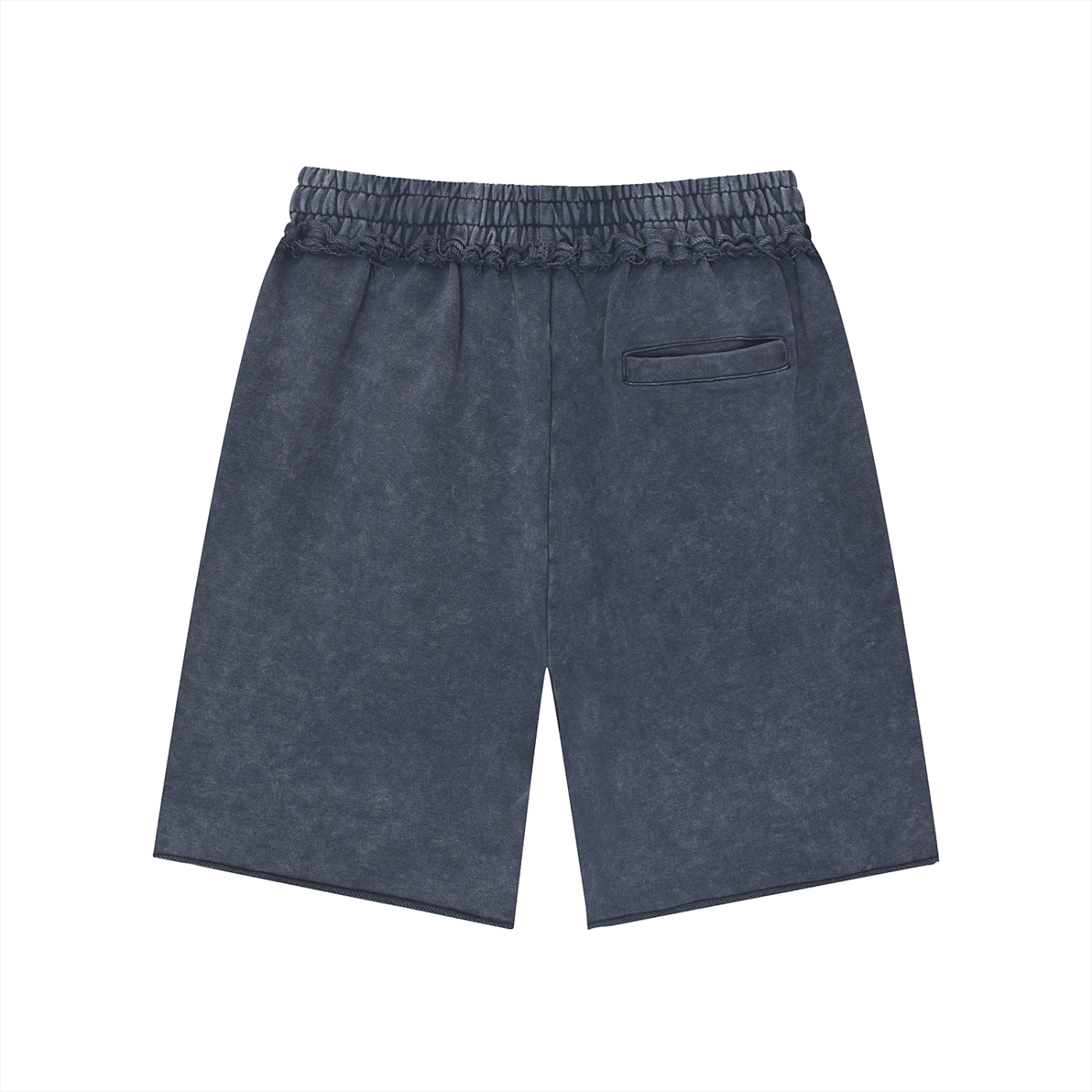 Mineral Wash Raw Edge Shorts