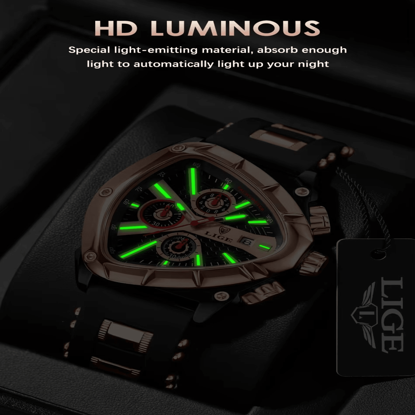 Quartz Waterproof Chronograph Watch