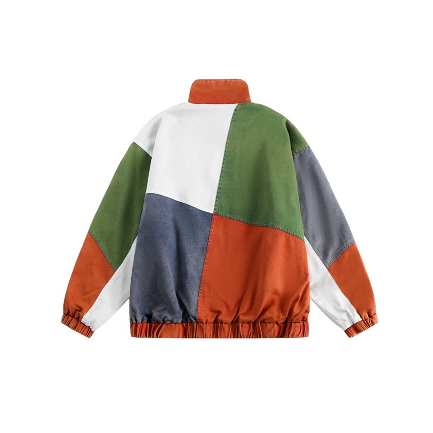Retro Box Varsity Zip Up Jacket