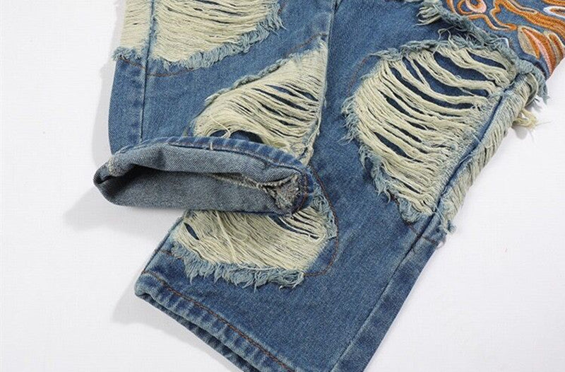 Distressed Baggy Jeans