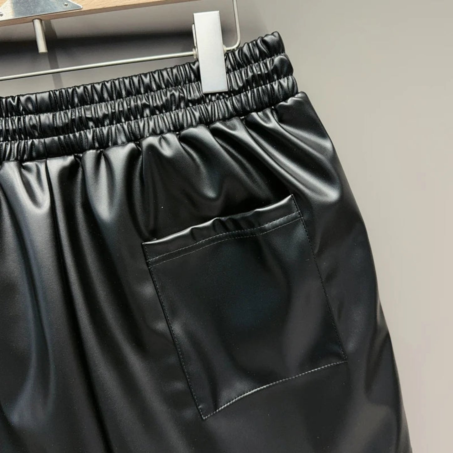 Street Luxe Embroidered Polyester Shorts