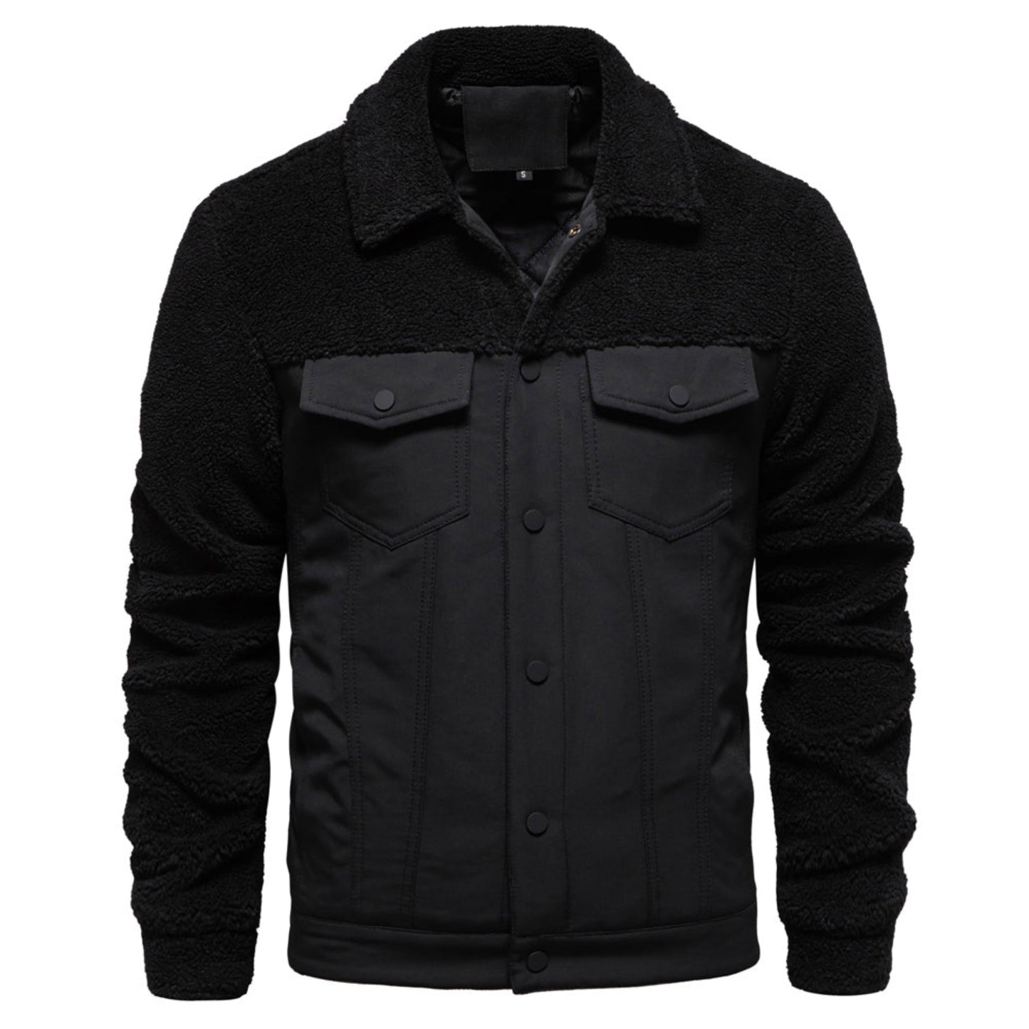 Cashmere Collard Button Up Jacket