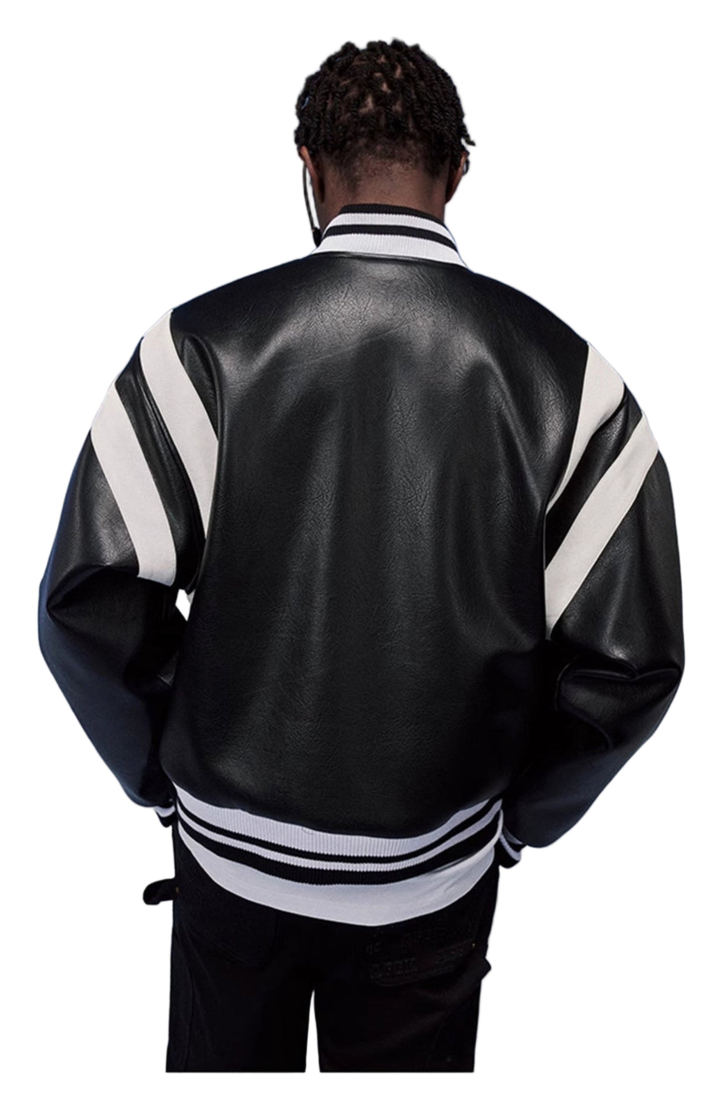 The Street Luxe Leather Bomber Jacket