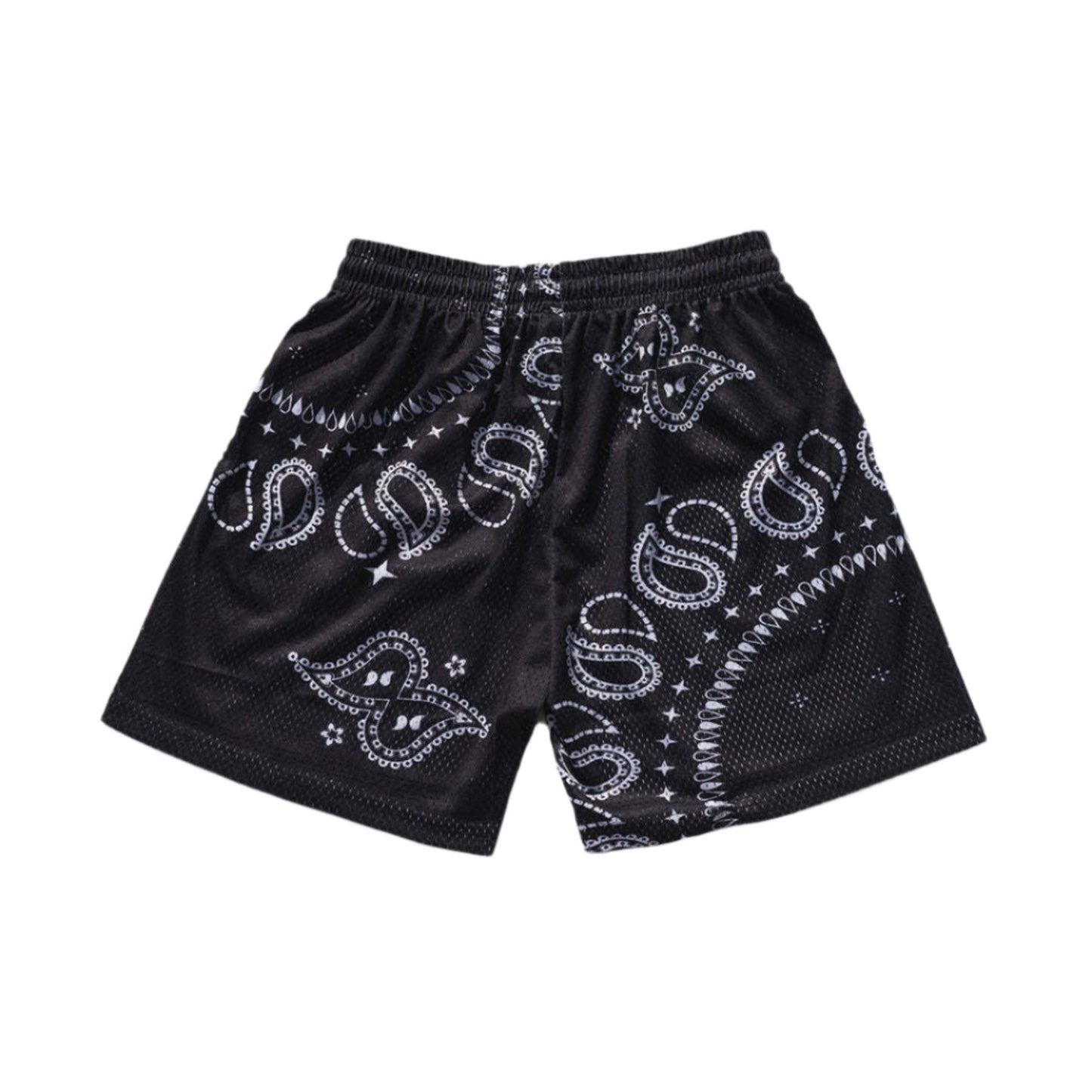 Polyester Paisley Print Shorts