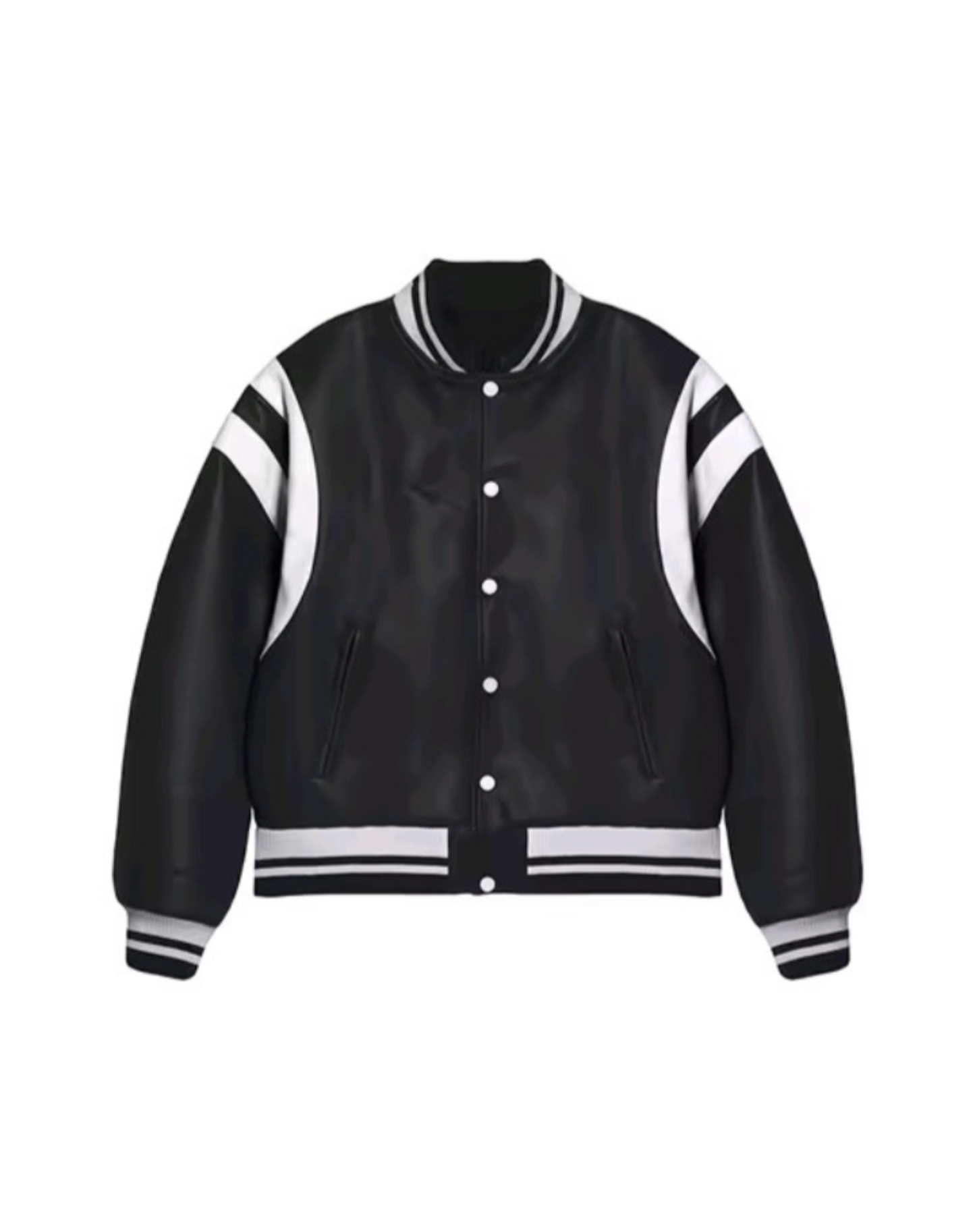 The Street Luxe Leather Bomber Jacket