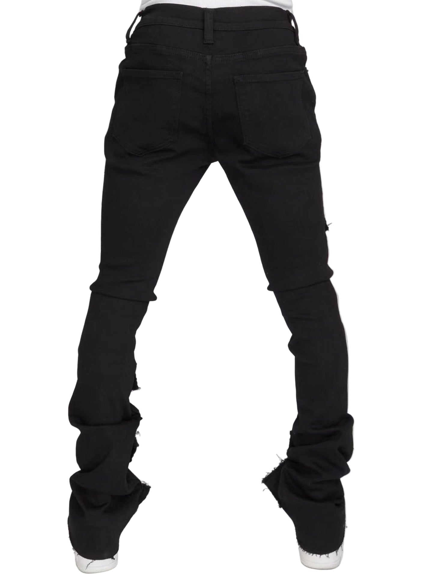 Stacked Denim Cargo Jeans