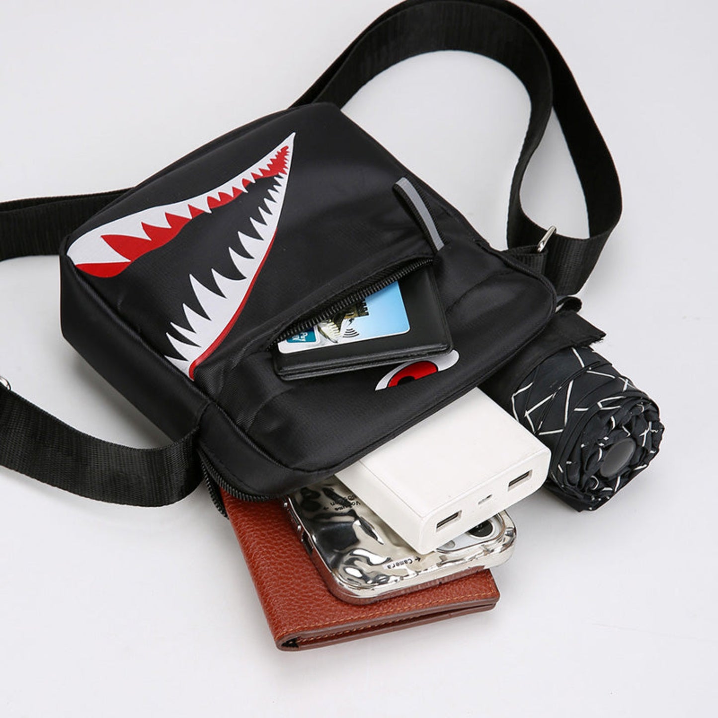 Nylon Shoulder Messenger Bag