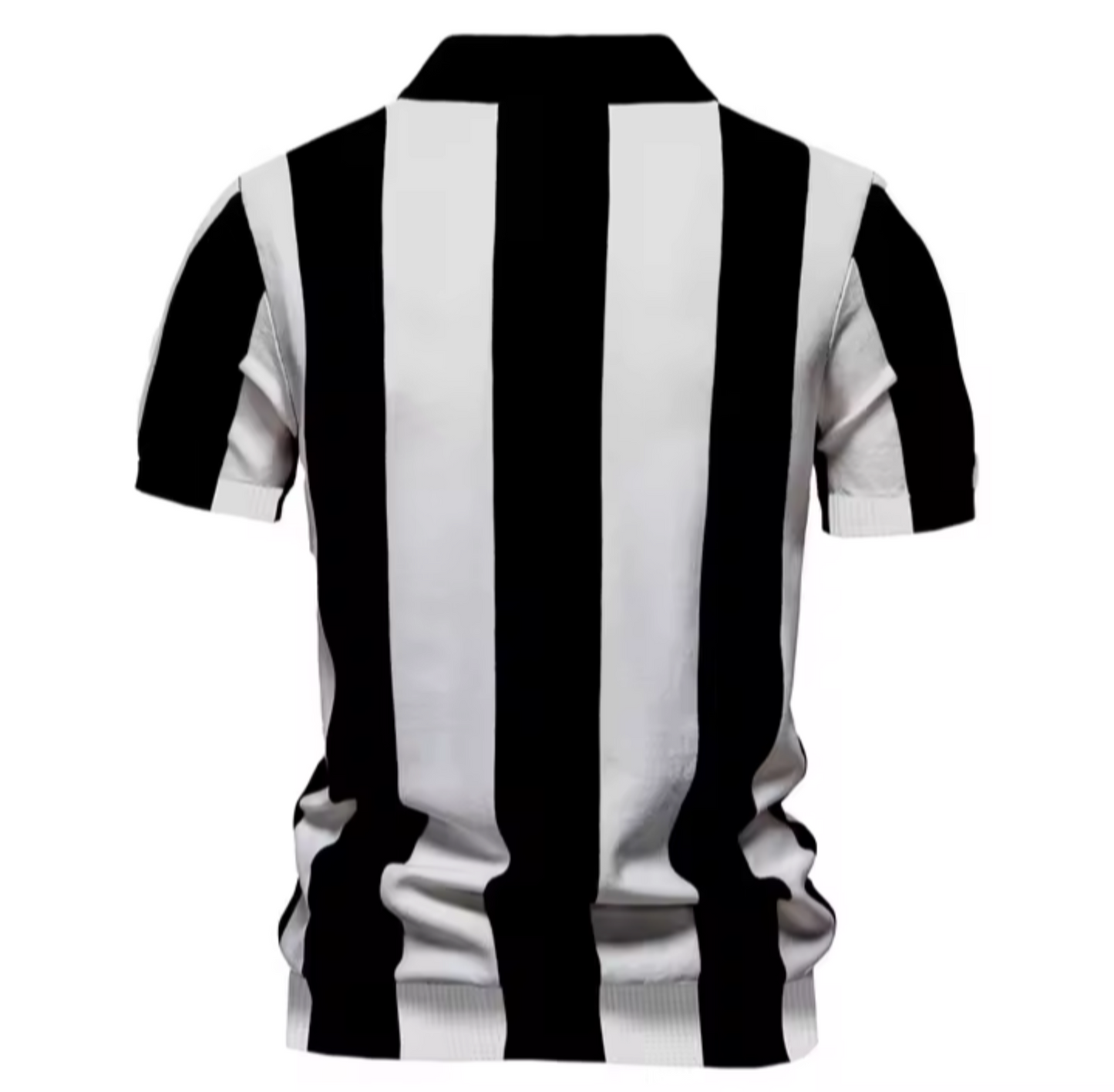 Fitted Breathable Striped Polo