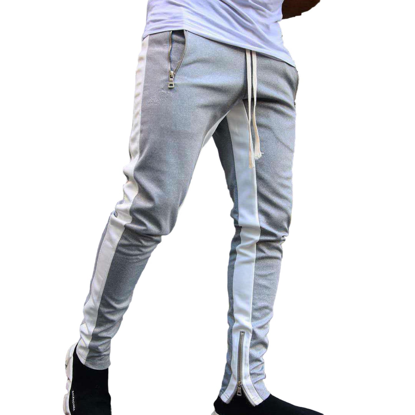 Street Track Pants With Zipper Pockets