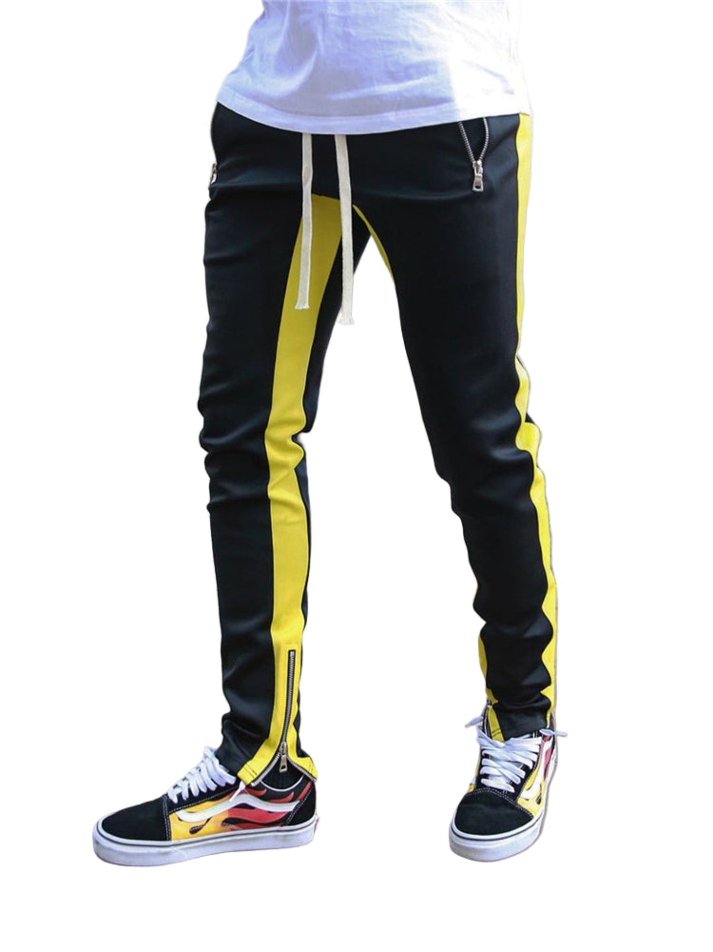 Street Track Pants With Zipper Pockets