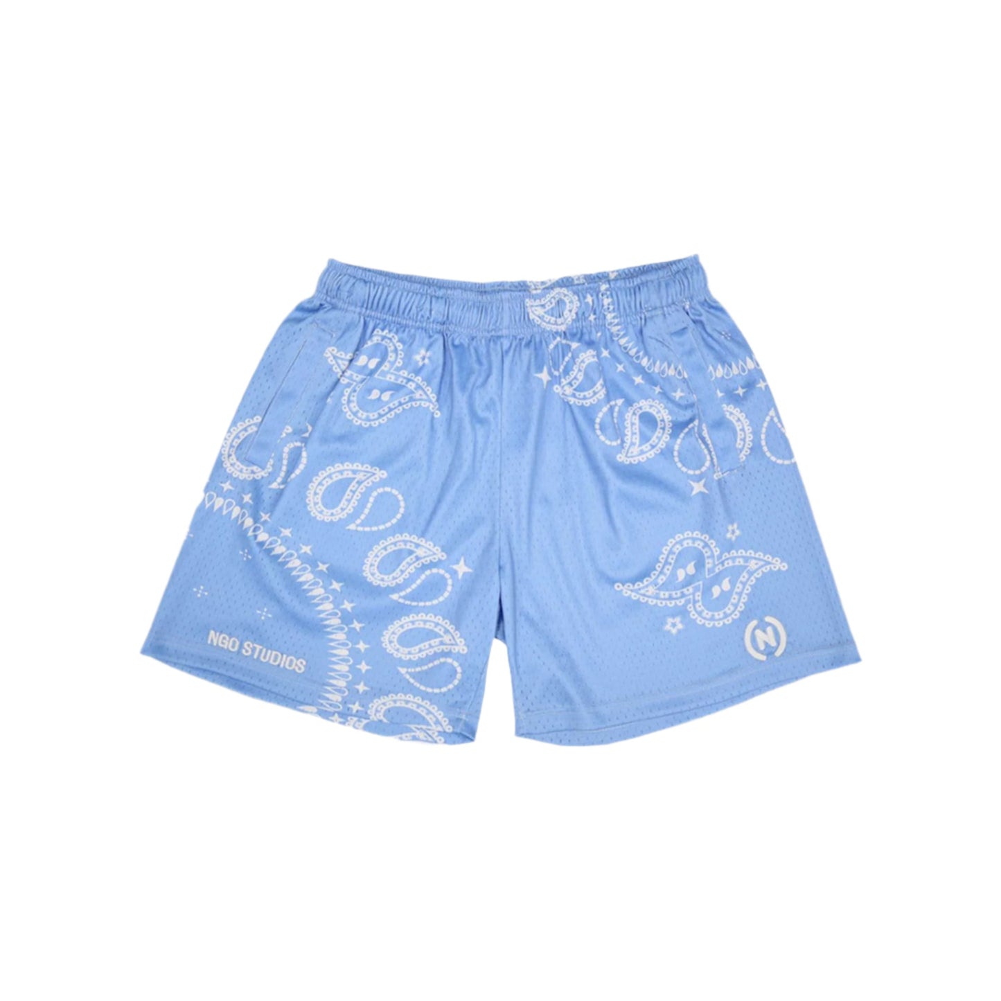 Polyester Paisley Print Shorts