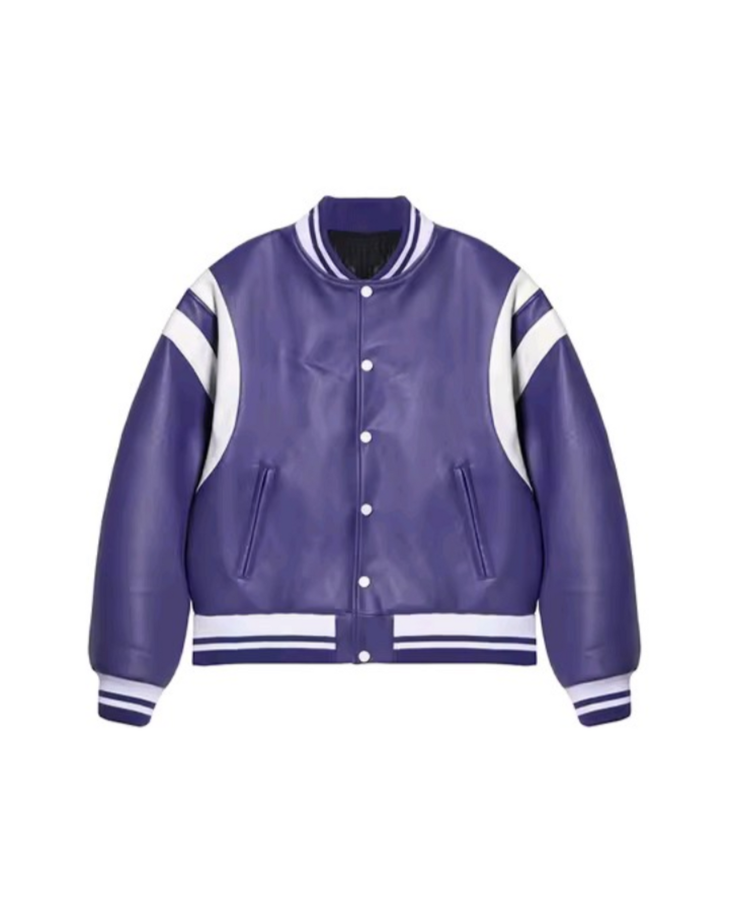 The Street Luxe Leather Bomber Jacket