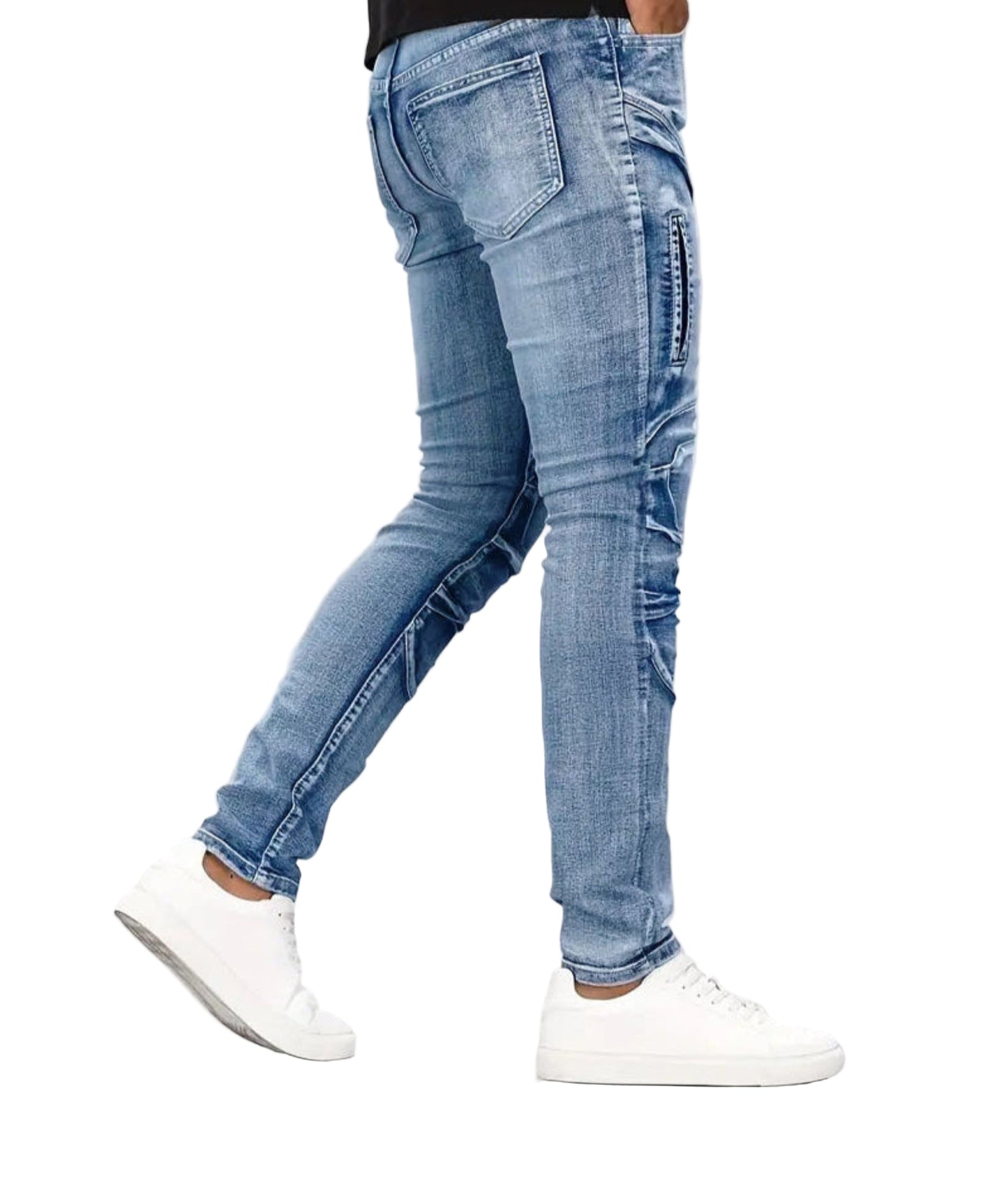 Slim Fit Denim Jeans With Stretch