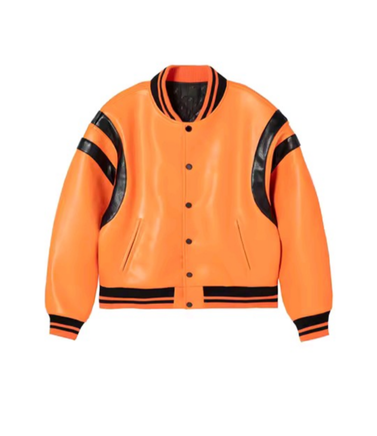 The Street Luxe Leather Bomber Jacket