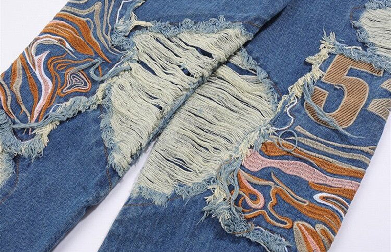 Distressed Baggy Jeans