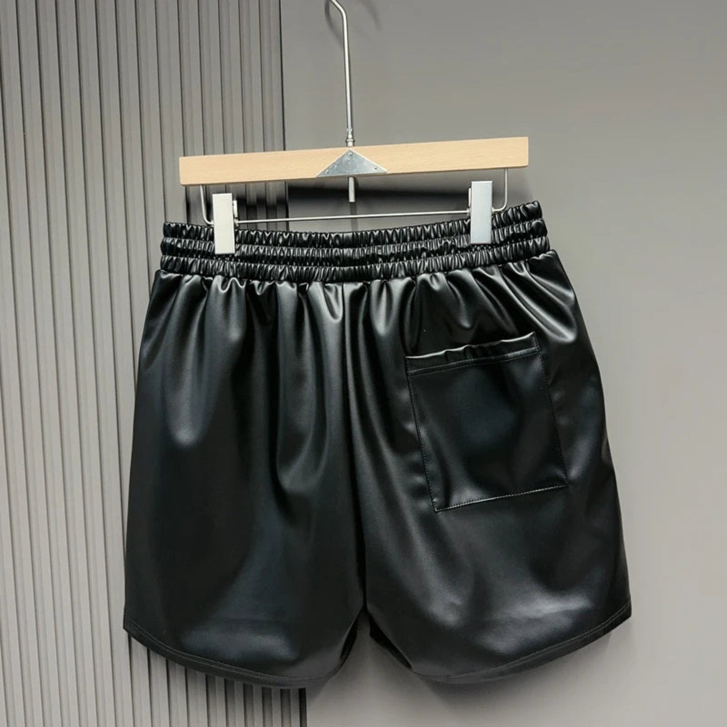 Street Luxe Embroidered Polyester Shorts