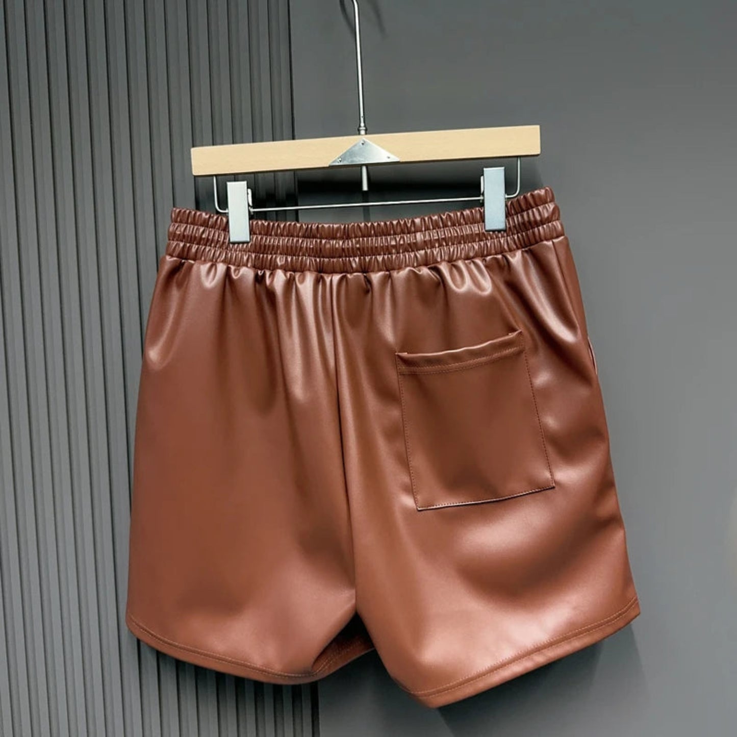Street Luxe Embroidered Polyester Shorts