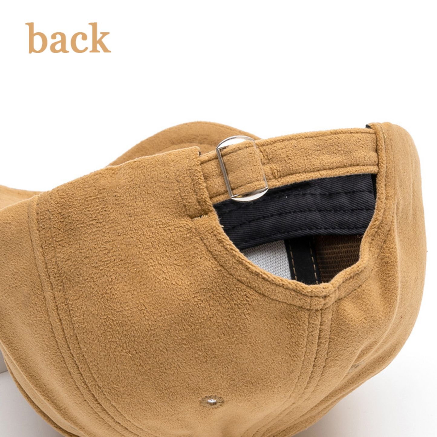 Suede Strap Back