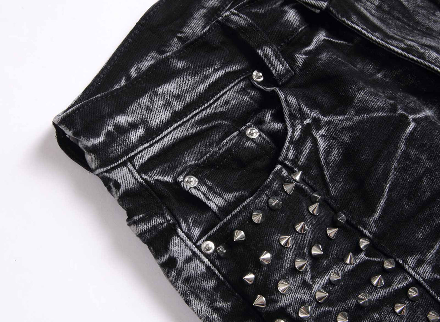 Vintage Studded Smokey Jeans