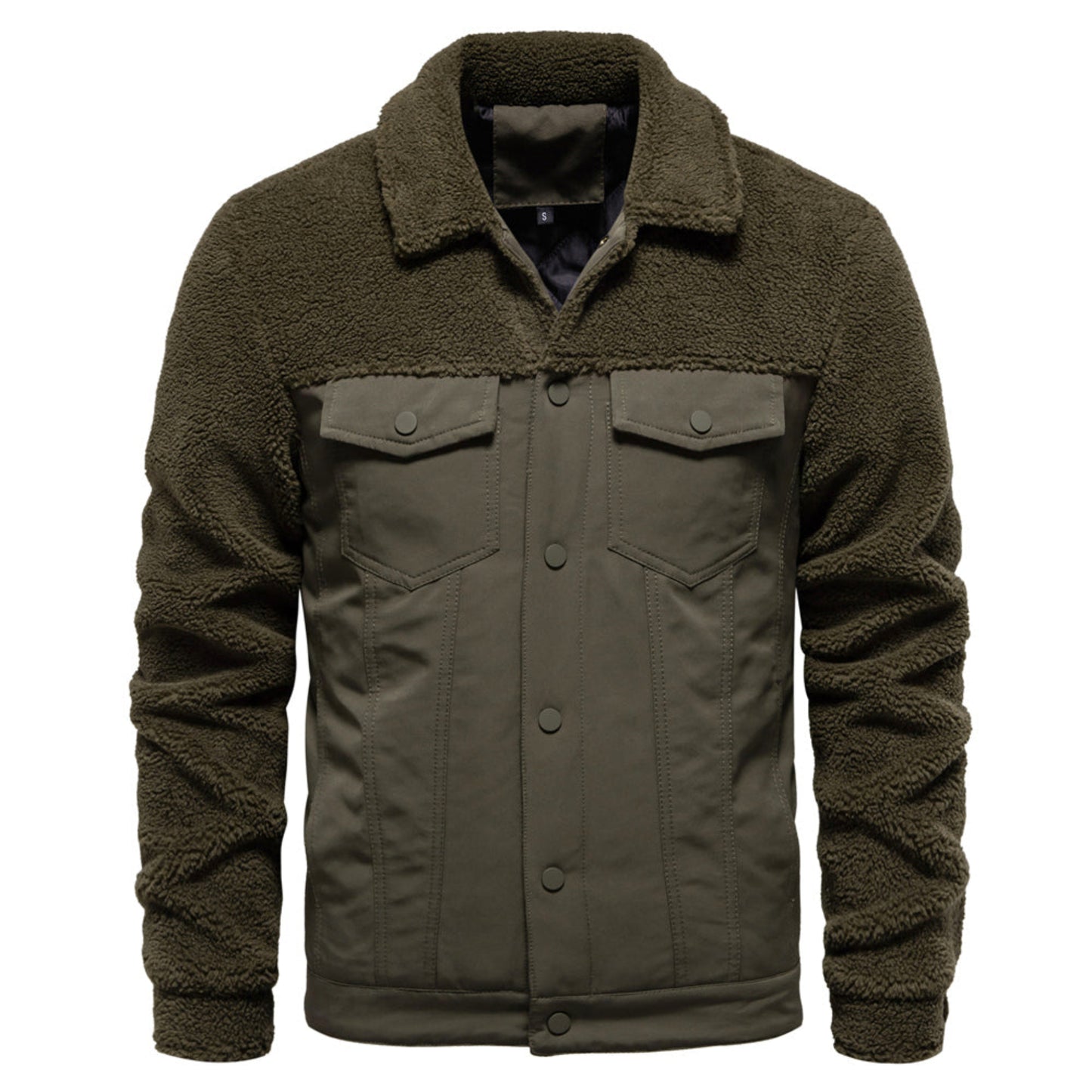 Cashmere Collard Button Up Jacket