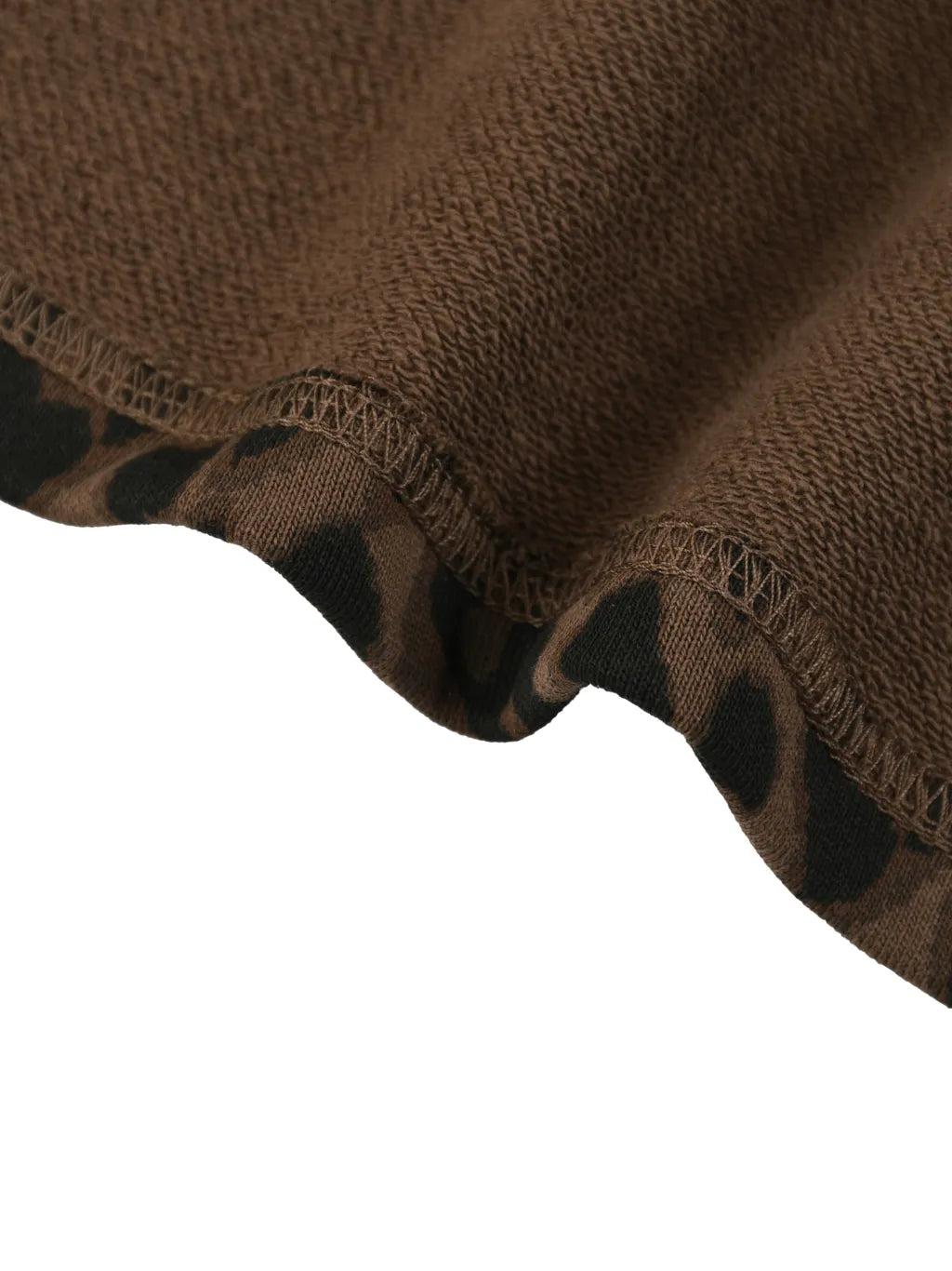 Heavyweight Leopard Drawstring Shorts