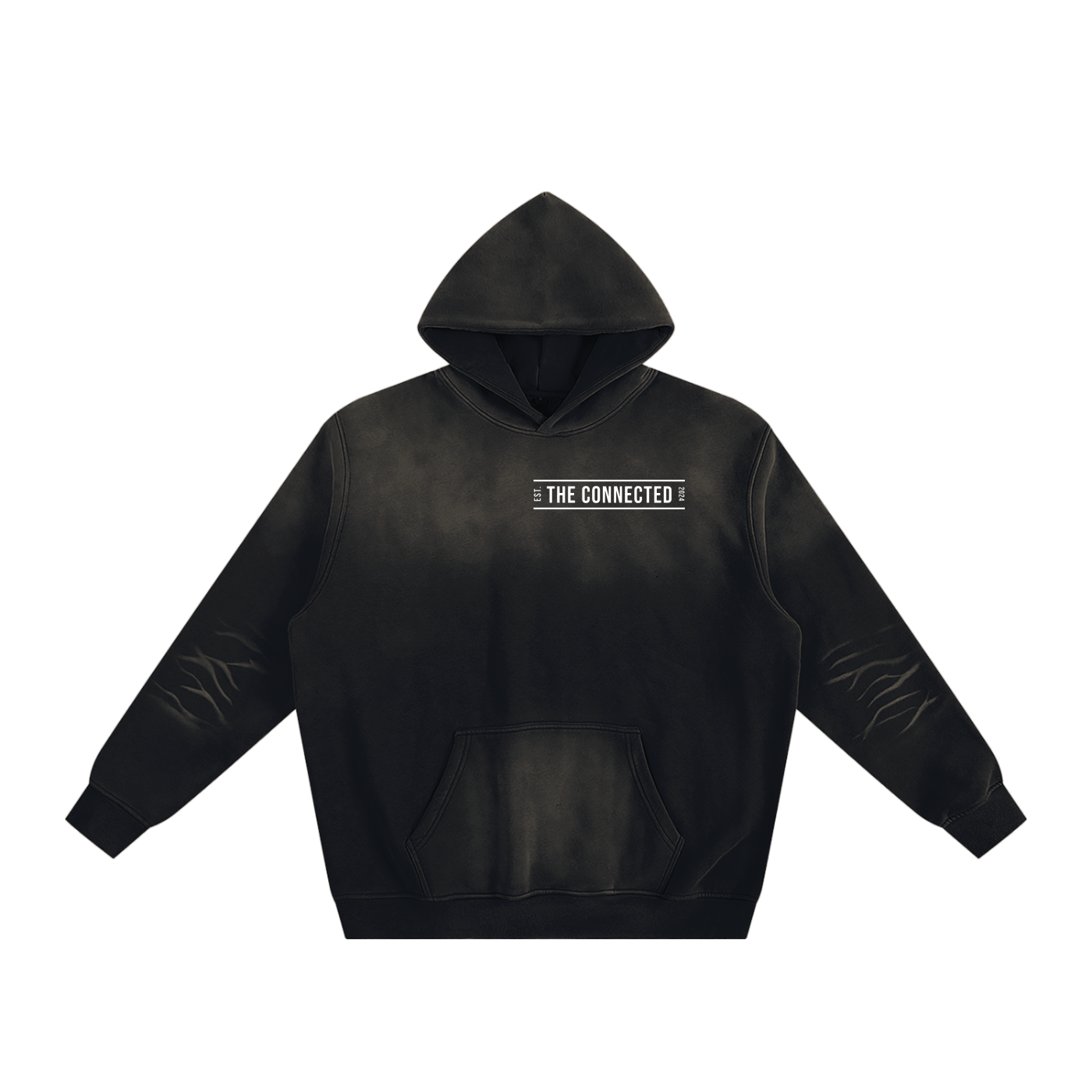 Sun Fade Fleeced Hoodie