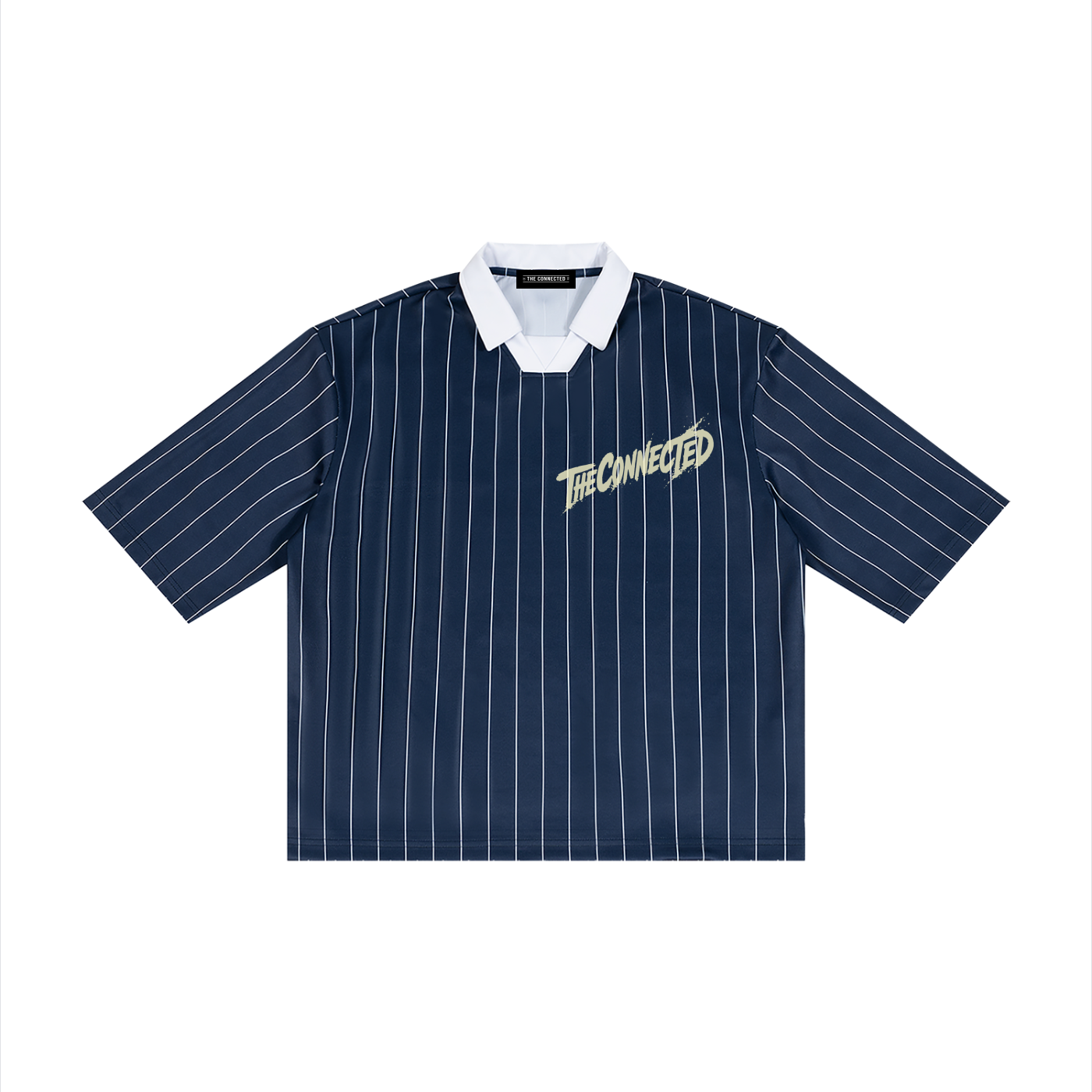 Collared Pinstripe Soccer Jersey