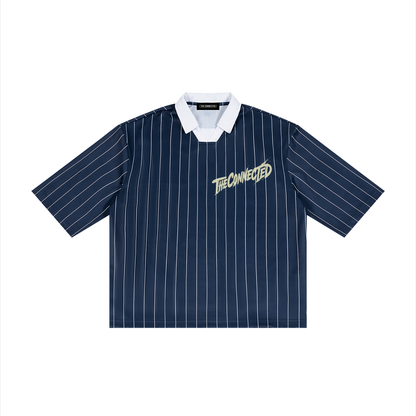 Collared Pinstripe Soccer Jersey