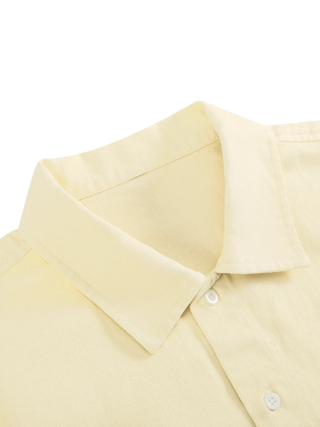 Boxy Heavyweight Short Sleeve Collard Button Up