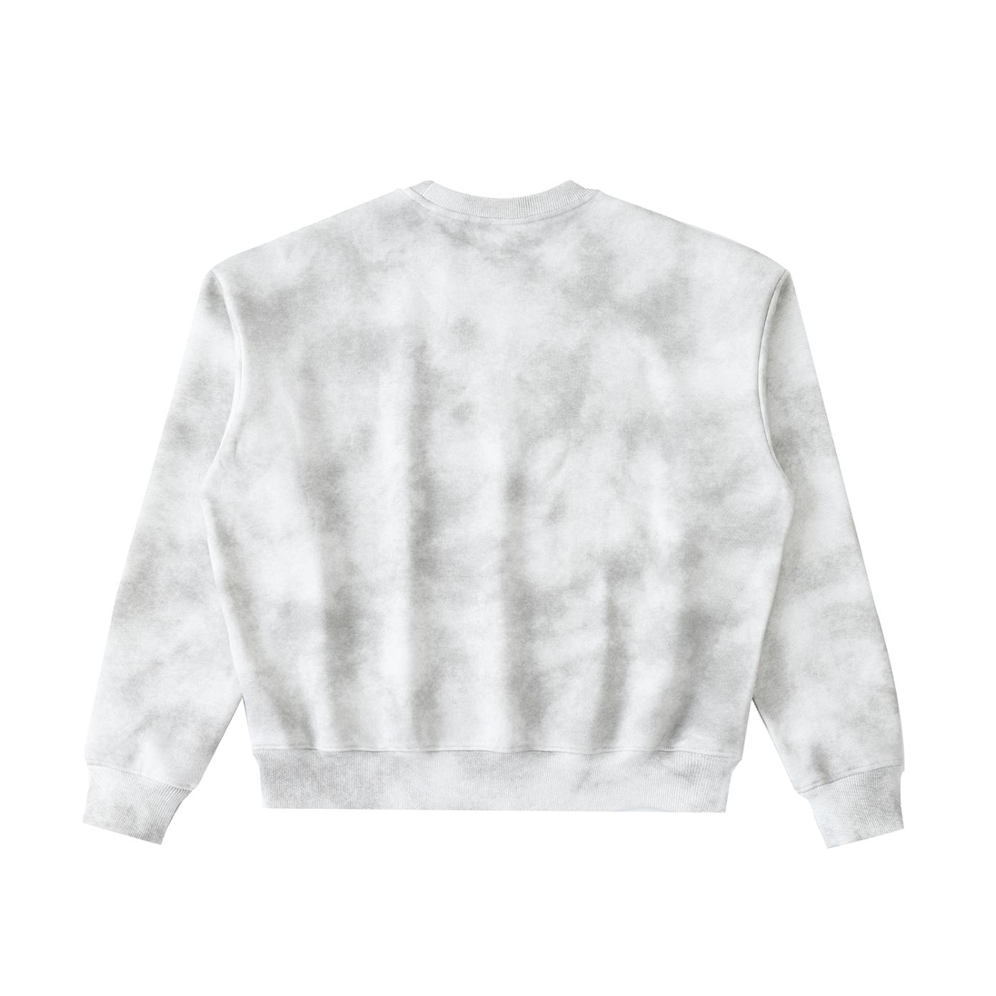 Dirty Washed Boxy Fleeced Crewneck