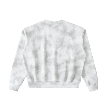 Dirty Washed Boxy Fleeced Crewneck