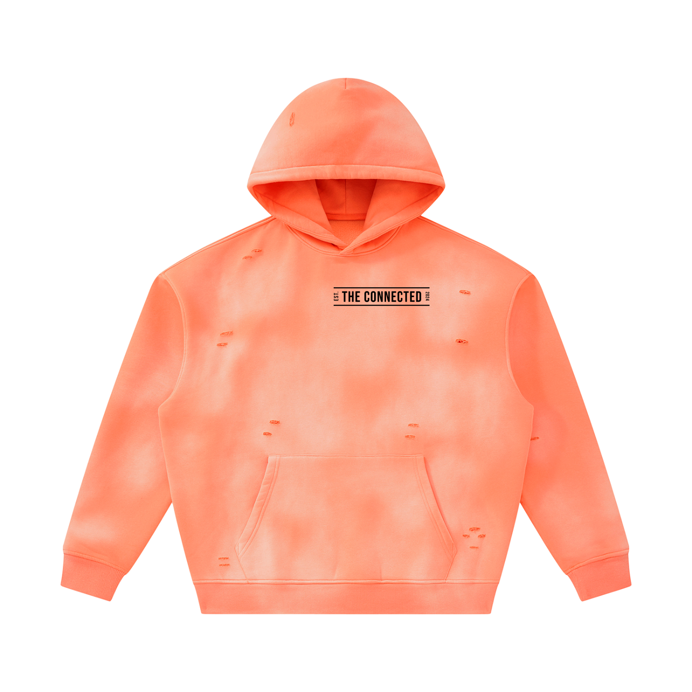 Sun Fade Distressed Fleece Hoodie
