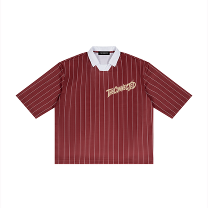 Collared Pinstripe Soccer Jersey