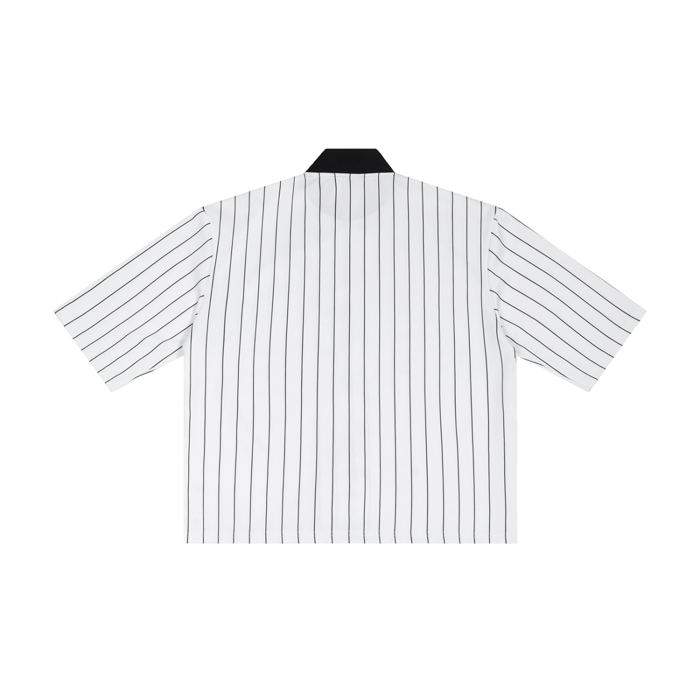 Striped Full-Zip Baseball Jersey