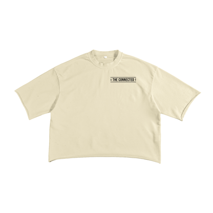 Connected Champions-French Terry Raw Edge Tee