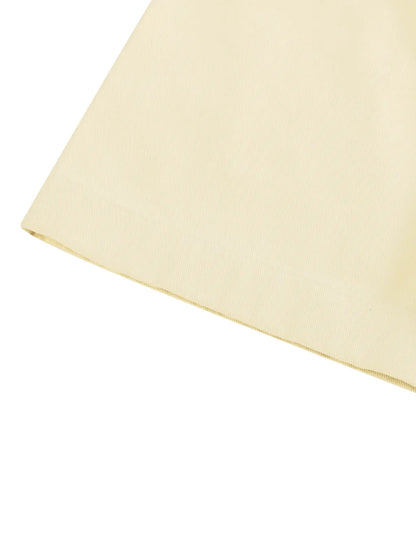 Boxy Heavyweight Short Sleeve Collard Button Up
