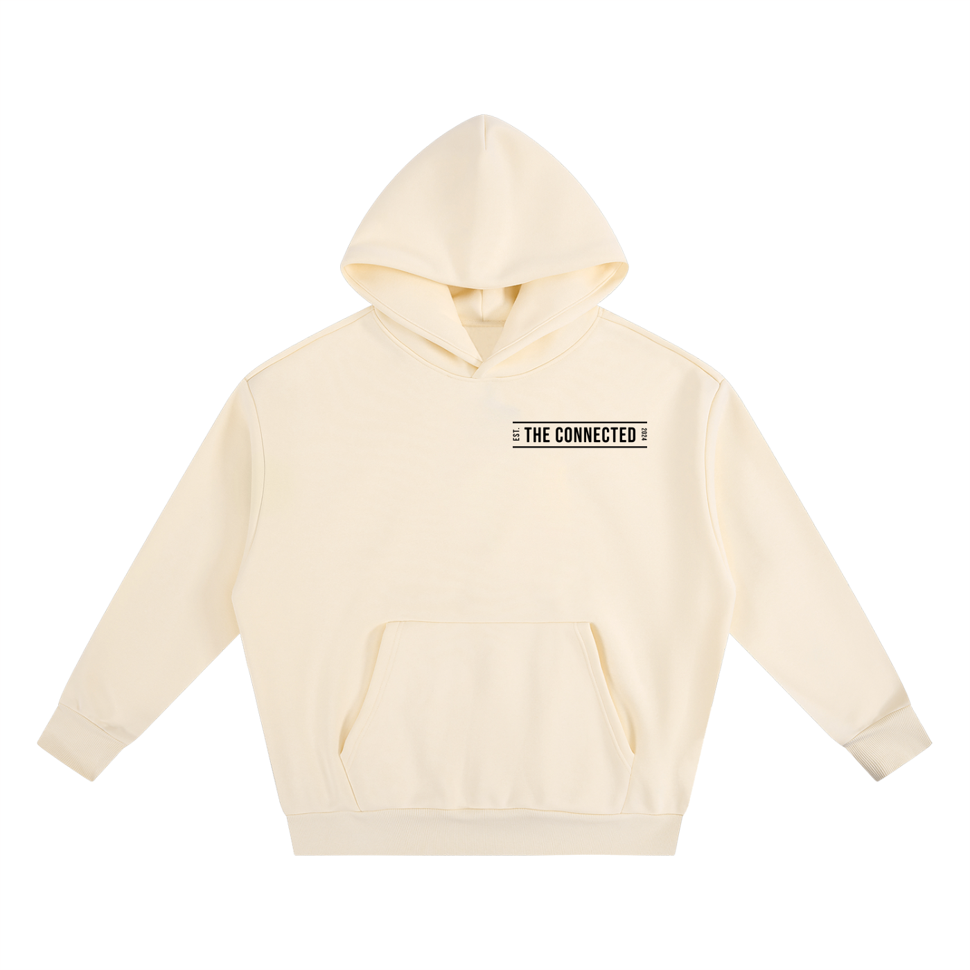 Connected Essential Heavyweight Boxy Fleece Hoodie
