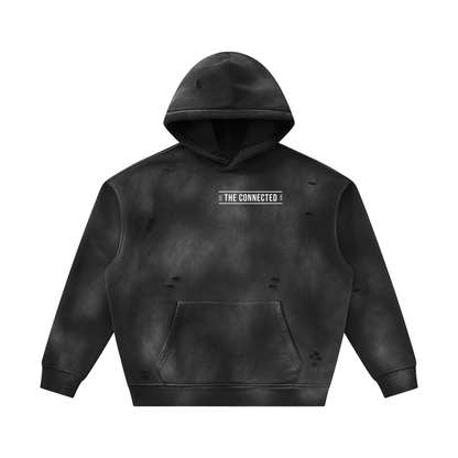Sun Fade Distressed Fleece Hoodie