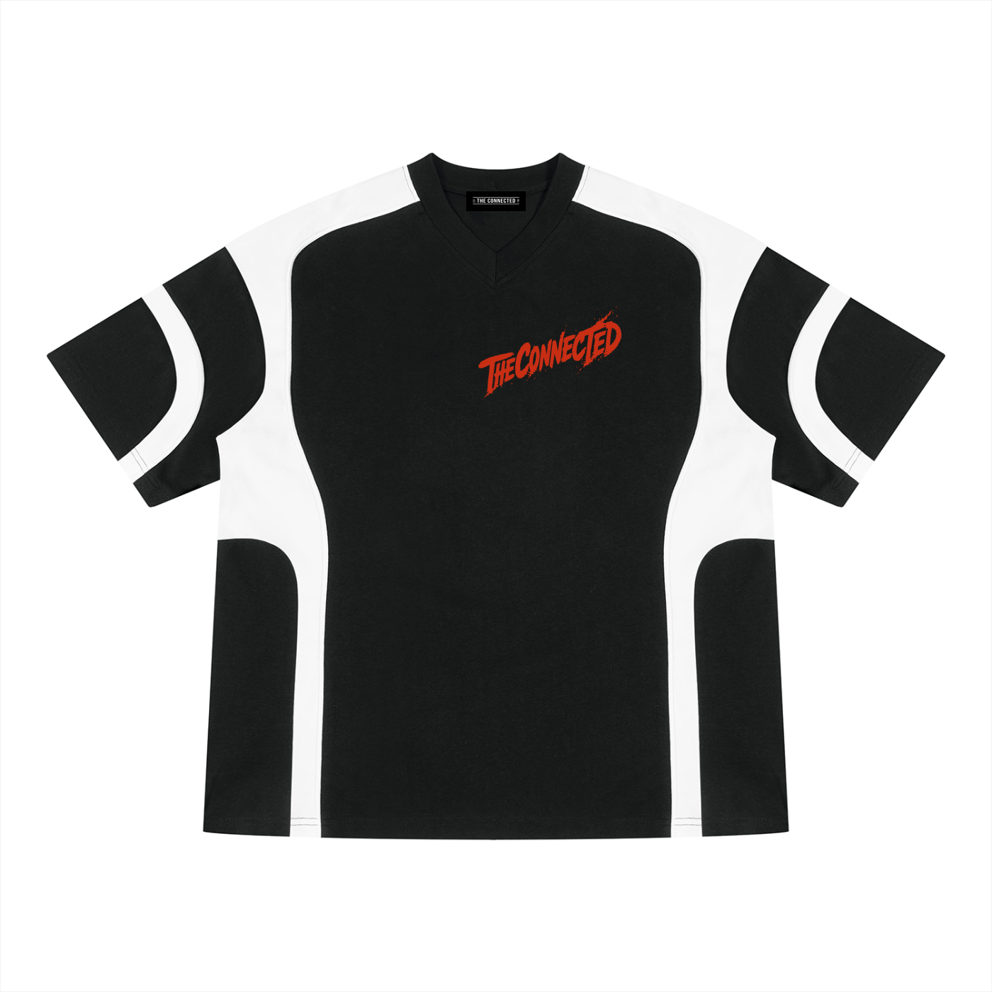 Color Block V-Neck Tee