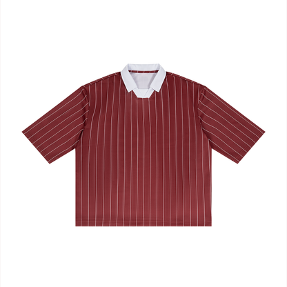 Collared Pinstripe Soccer Jersey