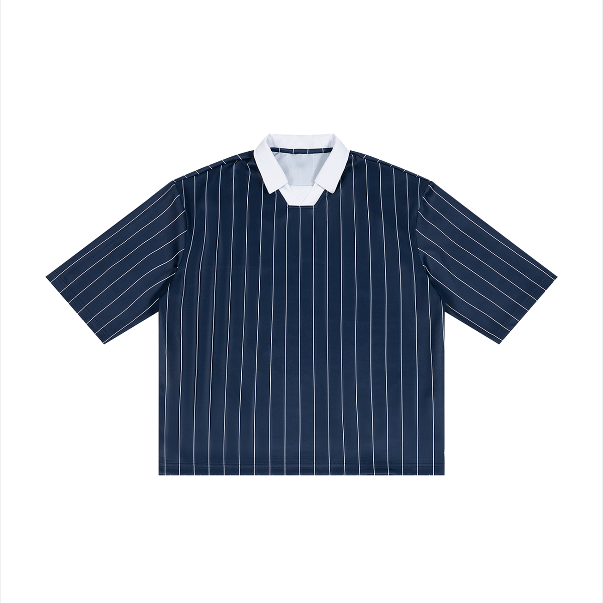 Collared Pinstripe Soccer Jersey