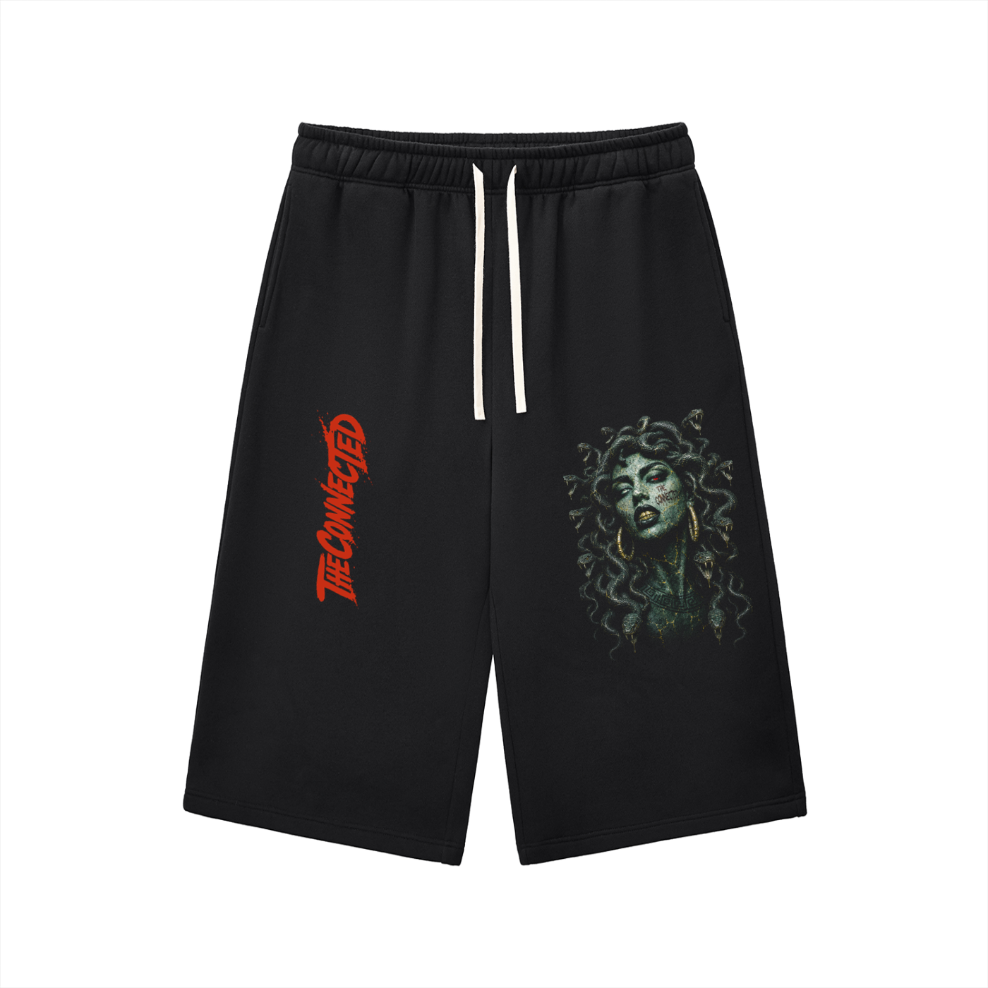 Medusa Three-quarter Baggy Sweatpants