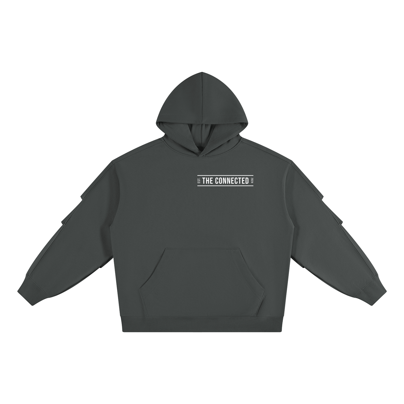 Heavyweight Scrunched Sleeve Hoodie