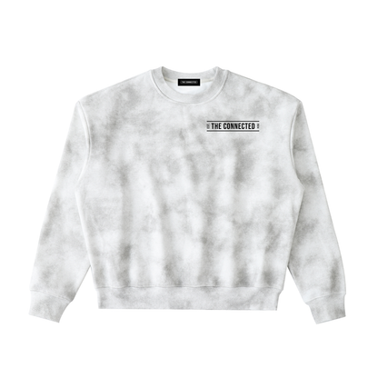Dirty Washed Boxy Fleeced Crewneck