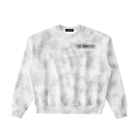Dirty Washed Boxy Fleeced Crewneck