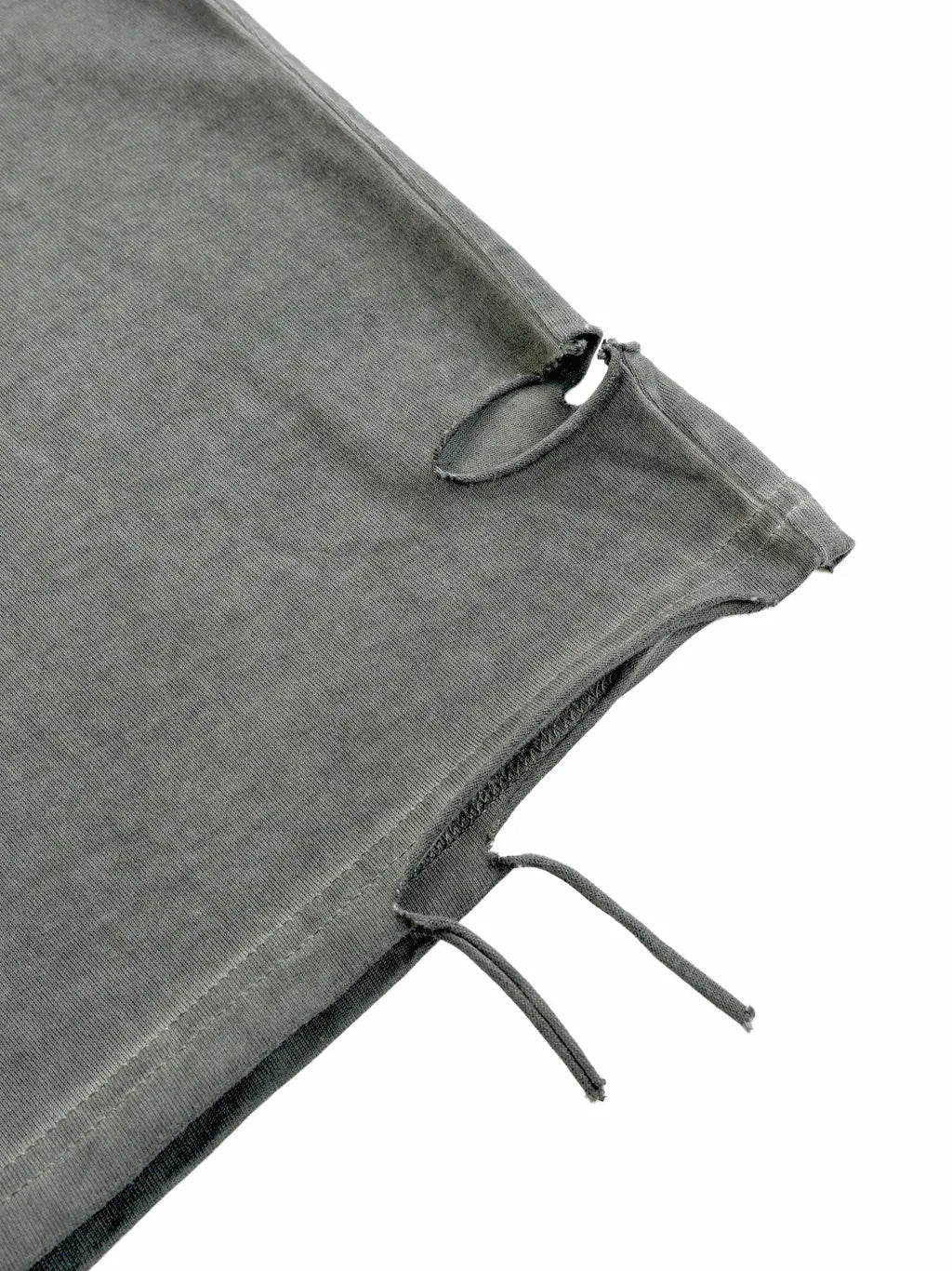 Vintage Washed Distressed Grommet Eyelet Tank Top